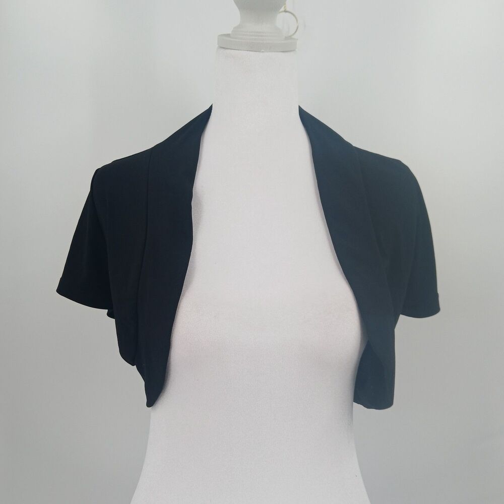 girls short sleeve black bolero cato girls size large or 12/14 y2k inspired 90s